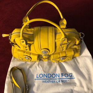 LONDON FOG AUDREY SATCHEL HANDBAG PURSE